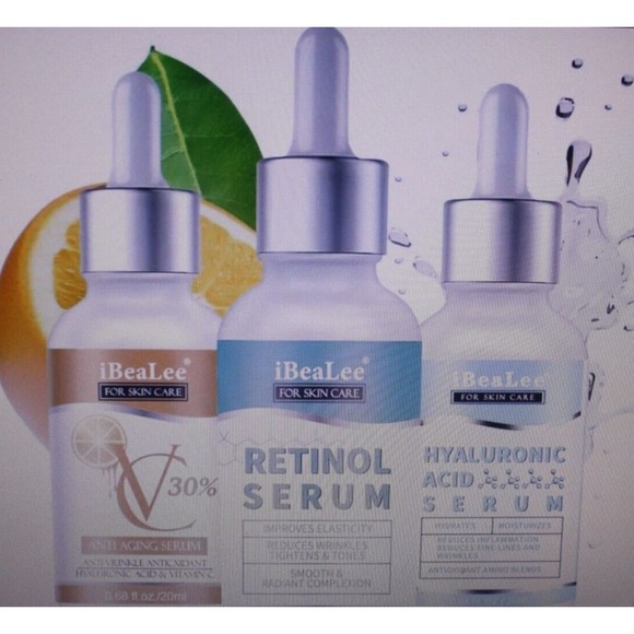 Retinol Serum for Skin Care Oil Drops Improve Elasticity .68 Fl.Oz. NIP - Picture 4 of 8